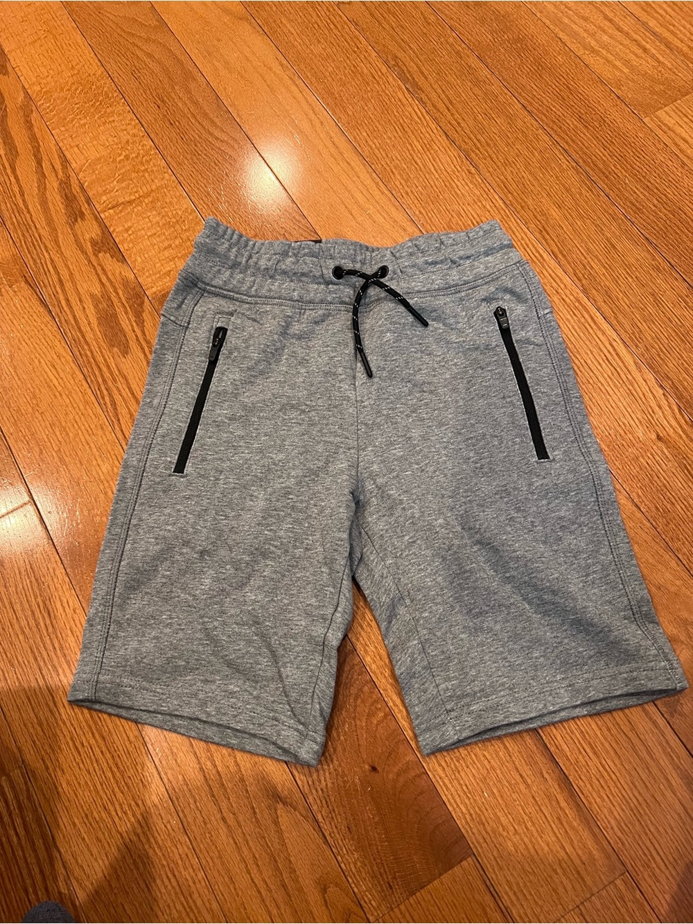 NWT Member's Mark Boys Gray Active Knit Jogger Shorts Size 8
